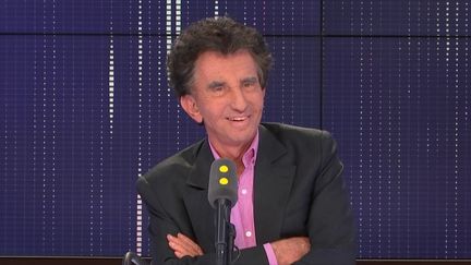 Jack Lang,&nbsp;président de l’Institut du Monde arabe et ancien ministre de l’Éducation nationale et de la Culture, le 3 septembre 2018. (RADIO FRANCE / FRANCEINFO)