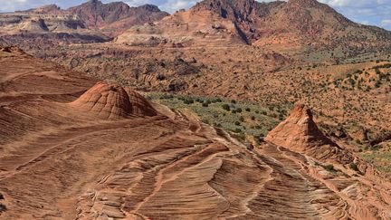 La canyon de la rivière Paria, dans l'Arizona, aux Etats-Unis. (JEAN-PHILIPPE DELOBELLE / BIOSPHOTO / AFP)