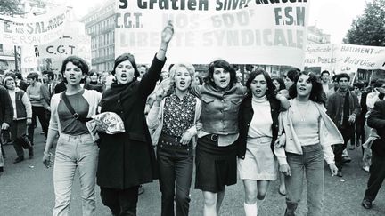 Manifestation, Paris, mai 1968 (© Gilles Caron / Fondation Gilles Caron)