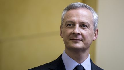 Bruno Le Maire, le 27 novembre 2016, lors de la victoire de François Fillon dans&nbsp;la primaire de la droite et du centre, à Paris.&nbsp; (MAXPPP)