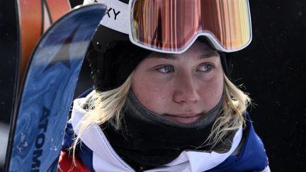 Tess Ledeux, lors des Jeux olympiques de Pékin, le 15 février 2022. (HERVIO JEAN-MARIE / AFP)