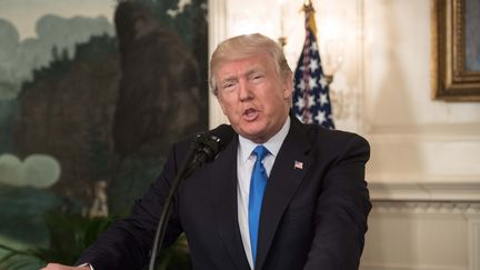 Donald Trump, le 14 juin 2017 à Washington.&nbsp; (NICHOLAS KAMM / AFP)