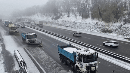 Neige et verglas : Trois morts sur la route en Saône-et-Loire (France 2)