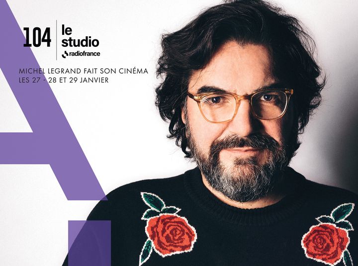 Fred Pallem sur l'affiche du concert (détail) du 29 janvier 2022 à Radio France (SYLVAIN GRIPOIX)