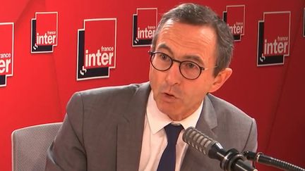 Bruno Retailleau, président du groupe LR au Sénat, le 9 novembre 2021 sur France Inter. (FRANCEINTER / RADIO FRANCE)