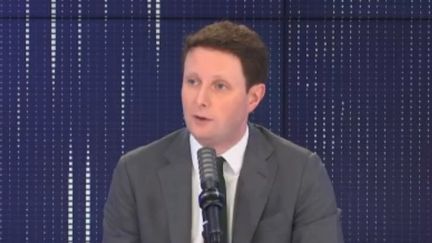 Clément Beaune, secrétaire d'Etat chargé des Affaires européennes, sur franceinfo mardi 23 mars 2021. (FRANCEINFO / RADIOFRANCE)