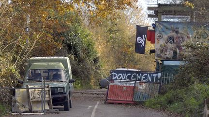 La route D281, à Notre-Dame-des-Landes, devra être rapidement dégagée, selon le Premier ministre, Edouard Philippe. (MAXPPP)