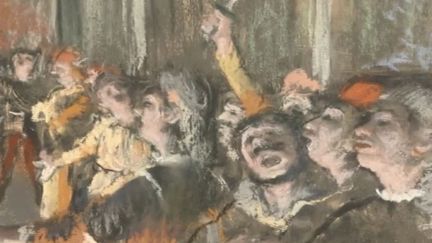 "Les Choristes",&nbsp;œuvre de l'artiste&nbsp;Edgar Degas. (FRANCE 2)