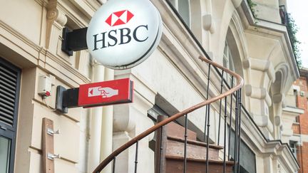 HSBC a fermé près de 30% de son réseau.&nbsp; (BRUNO LEVESQUE / MAXPPP)