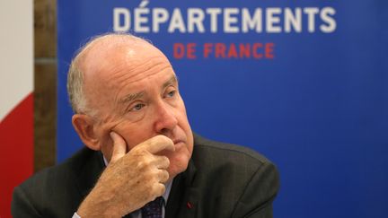 Dominique Bussereau, le président de l'Association des départements de France, est l'un des signataires de la lettre envoyée au président de la République. (JACQUES DEMARTHON / AFP)