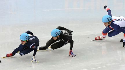 Le Français Sébastien Lepape, ici en troisième position