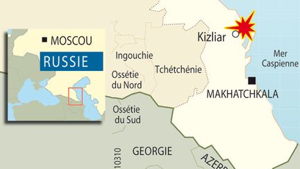 L'attentat a eu lieu dans la ville de Kizliar, au Daguestan, une république instable du Caucase russe. (AFP)