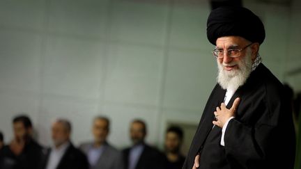 Le guide supr&ecirc;me iranien Ali Khamenei, le 25 novembre 2014 &agrave; T&eacute;h&eacute;ran (Iran). ( KHAMENEI.IR / AFP)