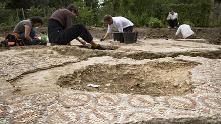 Les fouilles archélogiques de mise au jour de la "Domus" de Auch, mardi 11 juillet 2017.
 (Eric Cabanis / AFP)