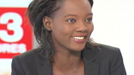 Rama Yade, invitée du journal de 13h de France 2 le 26 octobre 2009 (© France 2)