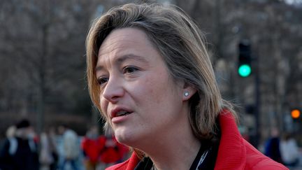 La pr&eacute;sidente de la Manif pour tous, Ludovine de la Roch&egrave;re, le 2 f&eacute;vrier 2014 &agrave; Paris. (CITIZENSIDE / PATRICE PIERROT / CITIZENSIDE.COM / AFP)