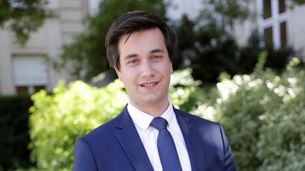 Le député de Paris, Pierre Person, le 19 juin 2017 à l'Assemblée nationale. (THOMAS SAMSON / AFP)