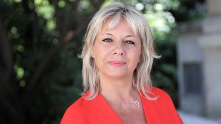 La députée LREM de la Sarthe,&nbsp;Pascale Fontenel-Personne, le 19 juin 2017 à l'Assemblée nationale. (THOMAS SAMSON / AFP)