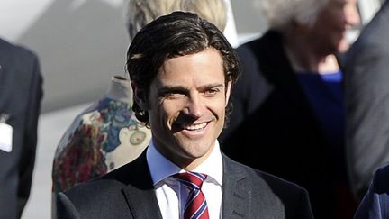 Le prince Carl Philip de Su&egrave;de, le 22 mars &agrave; Stockholm. (ANDERS WIKLUND / SCANPIX / REUTERS)