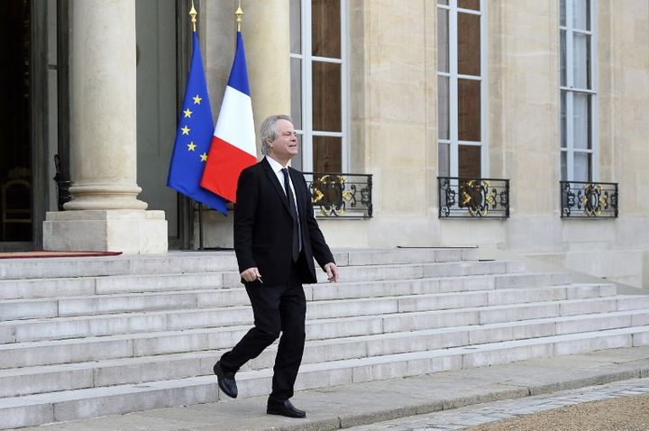 Franz-Olivier Giesbert quittant l'Elysée après une rencontre avec le Président, décembre 2013
 (ALAIN JOCARD / AFP)