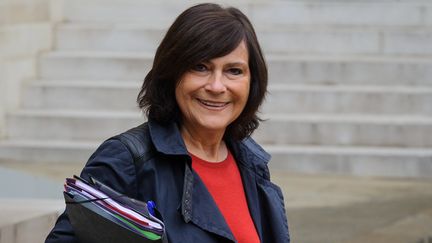 La ministre d&eacute;l&eacute;gu&eacute;e aux Personnes handicap&eacute;es et &agrave; la Lutte contre l'exclusion, Marie-Arlette Carlotti, le 10 octobre 2012 &agrave; l'Elys&eacute;e. (MAXPPP)