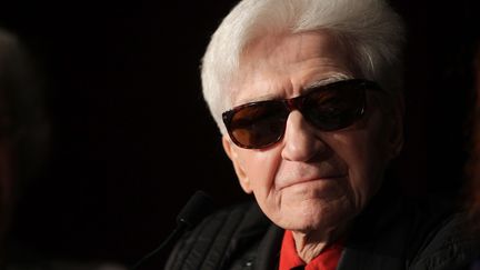 Le cin&eacute;aste Alain Resnais, au Festival de Cannes, le 21 mai 2012. (JOEL RYAN / AP / SIPA )