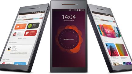 &nbsp; (L'un des premiers "Ubuntu-phone" © Ubuntu.com)