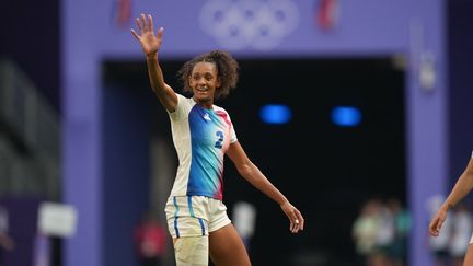 Anne-Cécile Ciofani après la victoire de la France contre la Chine le 30 juillet 2024. (LECOCQ CEDRIC / KMSP)