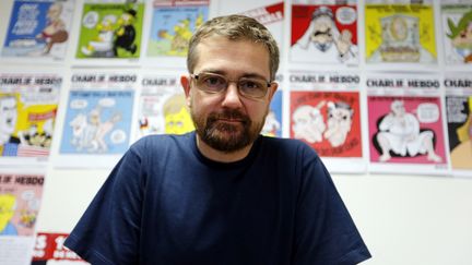 Charb, le directeur de la publication de "Charlie Hebdo", en 2012. (FRANCOIS GUILLOT / AFP)