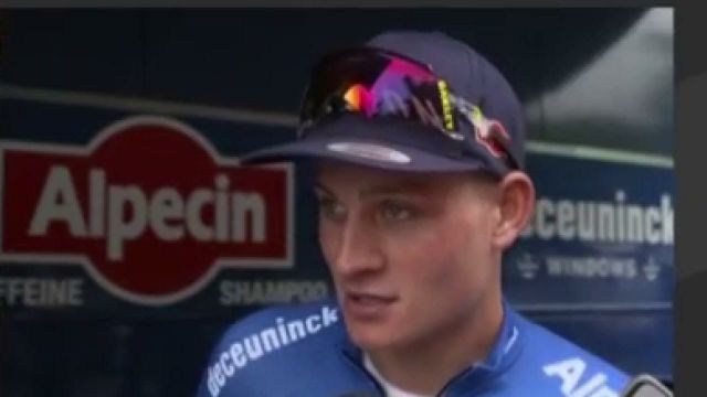 Longtemps leader avant d'être battu par Filippo Ganna et Wout van Aert, Mathieu van der Poel aurait voulu faire mieux mais il se sent bien en jambe en ce début de Tour.