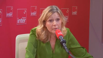 Yaël Braun-Pivet, présidente de l'Assemblée nationale, invitée de France Inter, le 5 décembre 2024. (FRANCE INTER / RADIO FRANCE)