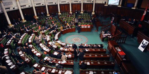 A l'Assemblée nationale constituante à Tunis le 8 janvier 2014. (AFP - Fethi Belaid)