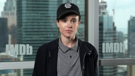 L'acteur Elliot Page dans les locaux d'IMDb à Toronto (Canada), le 7 septembre 2019. (RICH POLK / GETTY IMAGES NORTH AMERICA / AFP)