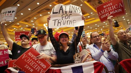 Meeting de Donald Trump à Las Vegas (Nevada), le 30 octobre 2016 (CHIP SOMODEVILLA / GETTY IMAGES NORTH AMERICA / AFP)