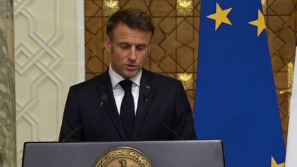 Guerre entre le Hamas et Israël : la France va "livrer du matériel médical" à Gaza, annonce Emmanuel Macron