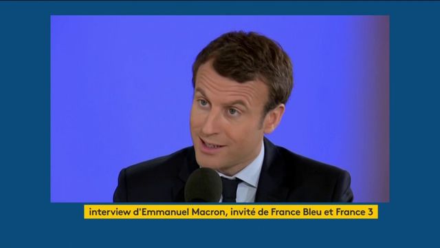 VIDEO. Présidentielle : regardez en intégralité l'interview d'Emmanuel Macron, invitée de France 3 et France Bleu