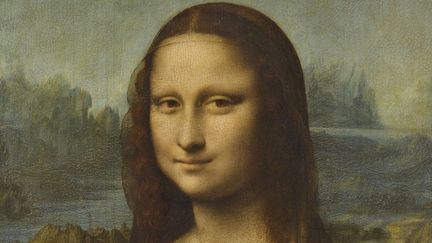 Le visage de "La Joconde"(d&eacute;tail du portrait de L&eacute;onard de Vinci). (MICHEL URTADO / MUSÉE DU LOUVRE / RMN-GRAND PALAIS)