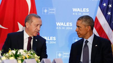  (Le président turc Recep Tayyip Erdogan et le président américain Barack Obama en septembre 2014 © REUTERS | Larry Downing)