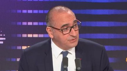 Le préfet de police de Paris, Laurent Nuñez, sur franceinfo, le 26 juillet 2024. (FRANCEINFO / RADIO FRANCE)