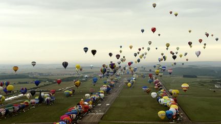 Le "Mondial Air Ballons" est le plus rassemblement du monde. (MAXPPP)