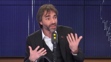 Cédric Villani, député LREM de l'Essonne et candidat à la mairie de Paris, invité du "8h30 franceinfo", lundi 20 janvier 2020.&nbsp; (FRANCEINFO / RADIOFRANCE)