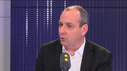 Laurent Berger, secrétaire général de la CFDT, invité de franceinfo. (FRANCEINFO)