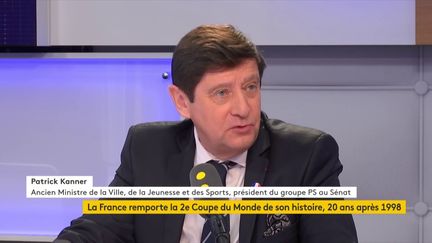 Patrick Kanner, ancien ministre de la Jeunesse et des sports, invité de franceinfo le 16 juillet 2018. (RADIO FRANCE / FRANCE INFO)