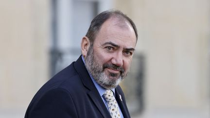 Le ministre de la Santé, François Braun, le 19 octobre 2022 à l'Elysée, à Paris.&nbsp; (LUDOVIC MARIN / AFP)