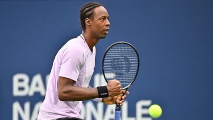 Gaël Monfils, le 9 août 2022, lors du Masters 1000 de Montréal (Canada). (MINAS PANAGIOTAKIS / GETTY IMAGES NORTH AMERICA via AFP)