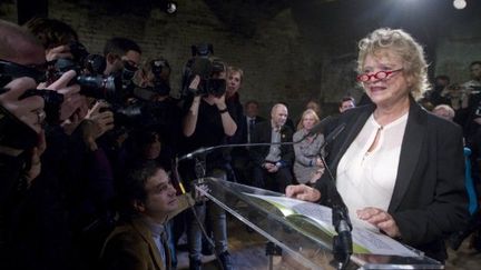 La candidate EELV à l'élection présidentielle, Eva Joly. (JOEL SAGET / AFP)