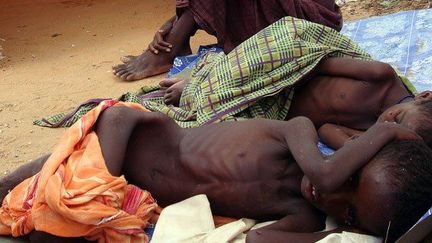 Le 28 août 2011, des enfants somaliens souffrant de malnutrition attendent d’être pris en charge dans un camp pour refugiés. 

Plus de 100 000 Somaliens avaient fui la sécheresse du sud et du centre du pays pour venir chercher une aide humanitaire dans des camps de la capitale, Mogadiscio.

Cette crise, la plus grave depuis celle de 1991, a duré six mois. (AFP PHOTO / Mustafa ABDI)