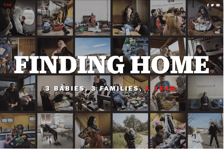 Finding home; 3 bébés, 3 familles, une année (Time Magazine)