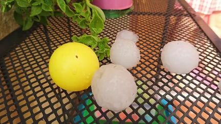 Intempéries : orage de grêle dans le Var