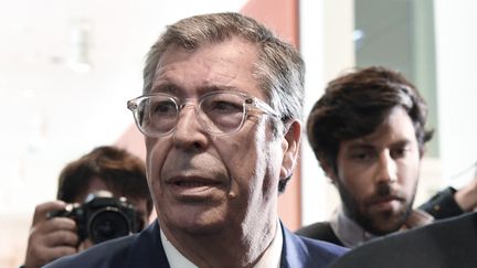 Une photo de l'ancien maire de Levallois-Perret (Hauts-de-Seine) Patrick Balkani, le 13 mai 2019 à Paris. (BERTRAND GUAY / AFP)